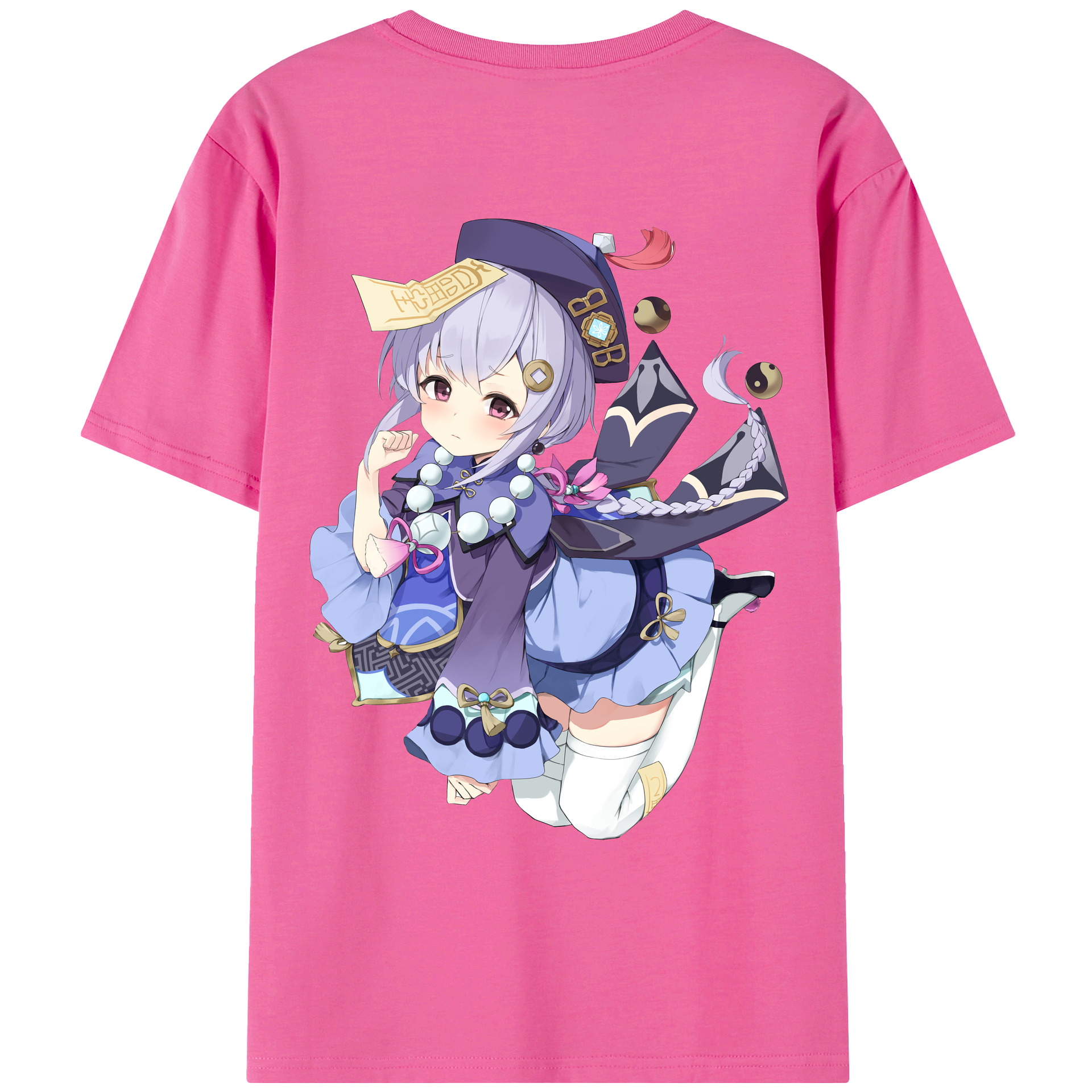 げんし神 七七 なな  genshin Nana レディース半袖Tシャツ(バックプリント)